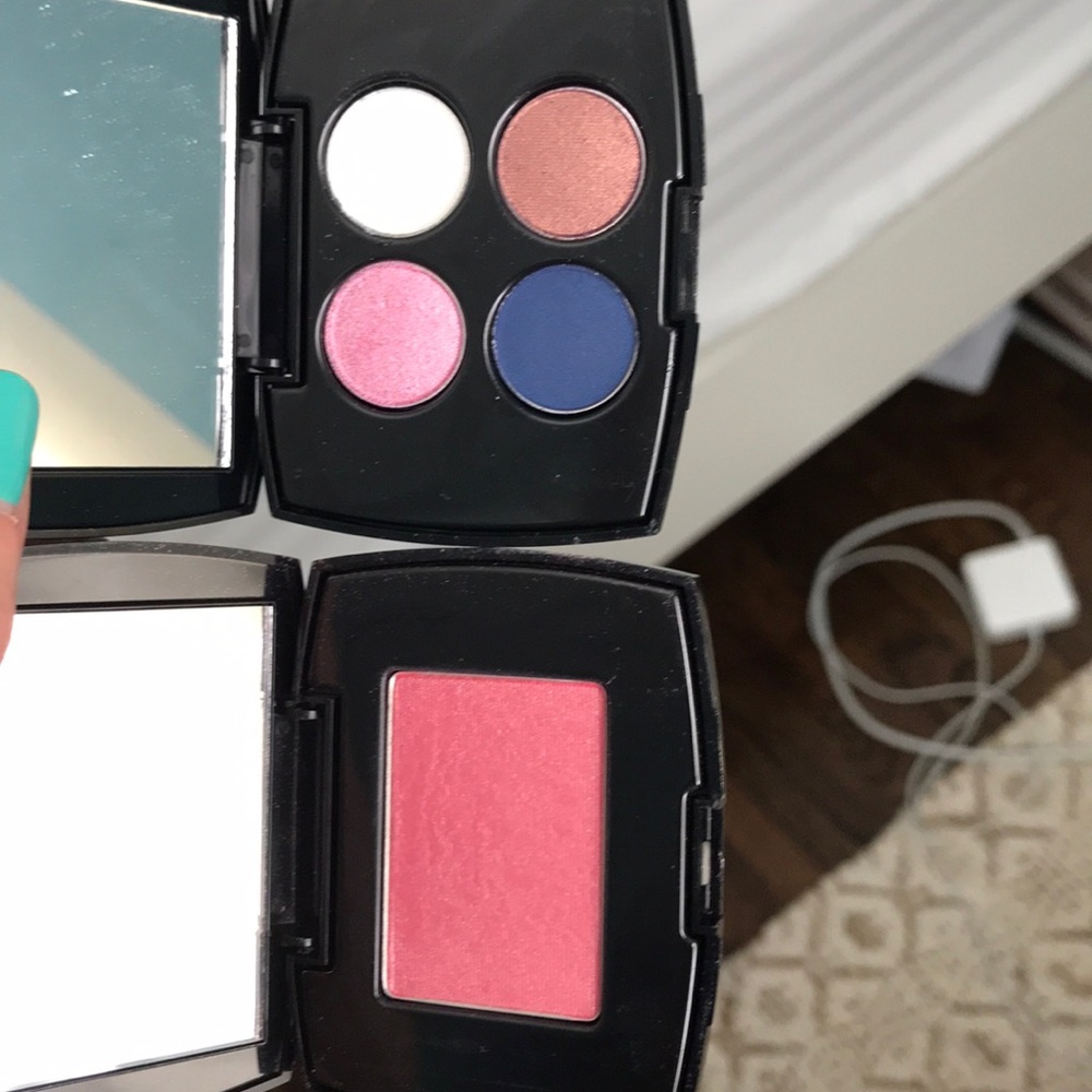 Lancôme blush and eyeshadow